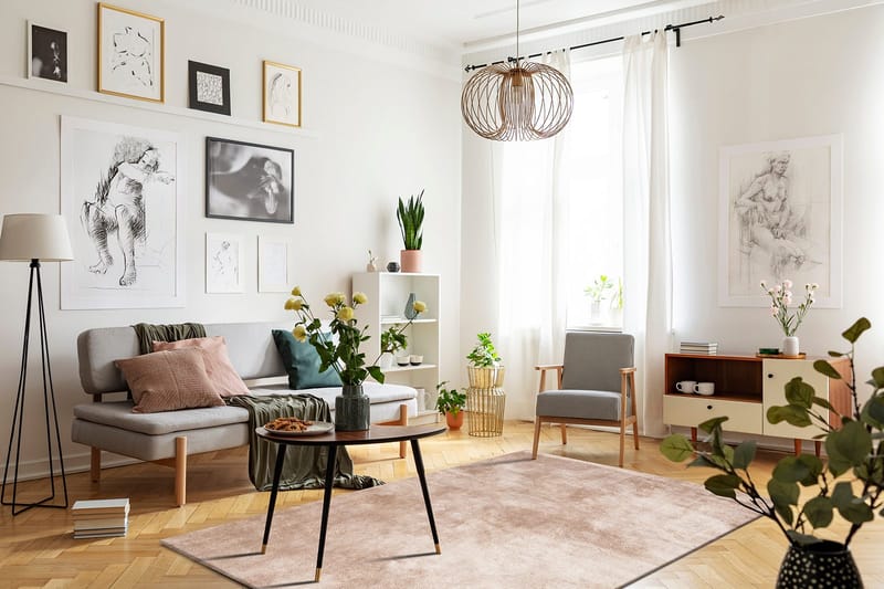 Cozy Ryamatta 200x290 cm Rektangulär - Linne - Products - Textil & mattor - Matta - Modern matta - Ryamatta