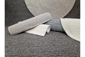 Dalarö Ullmatta Ø240 cm Rund - Beige - Products - Textil & mattor - Matta - Modern matta - Ullmatta