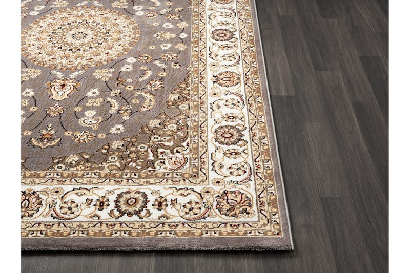 Dubai Medallion Wiltonmatta 80x300 cm - Grå - Products - Textil & mattor - Matta - Modern matta - Wiltonmatta