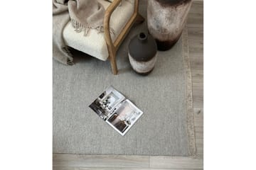 Eden Ullmatta 200x200 cm Kvadratisk - Silver - Products - Textil & mattor - Matta - Modern matta - Ullmatta