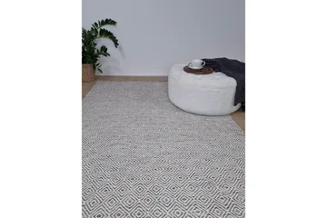 Gåsöga Ullmatta 200x300 cm Rektangulär - Grå - Products - Textil & mattor - Matta - Modern matta - Ullmatta