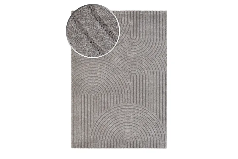 Genova Zen Wiltonmatta 160x230 cm - Grå - Products - Textil & mattor - Matta - Modern matta - Wiltonmatta