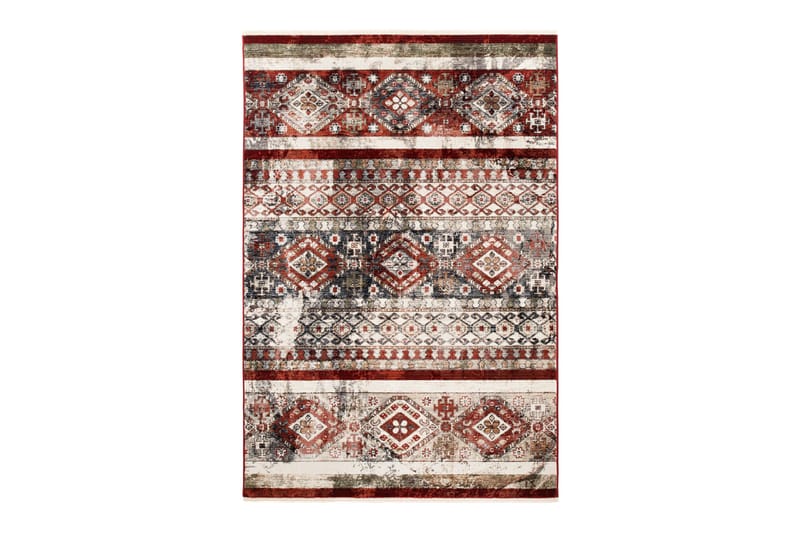 Marstad Aztek Matta 200x300 cm - Röd/Blå - Products - Textil & mattor - Matta - Modern matta - Wiltonmatta