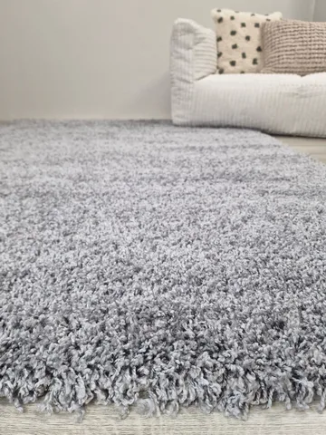 Lounge Ryamatta 160x230 cm Rektangulär - Silver - Products - Textil & mattor - Matta - Modern matta - Ryamatta