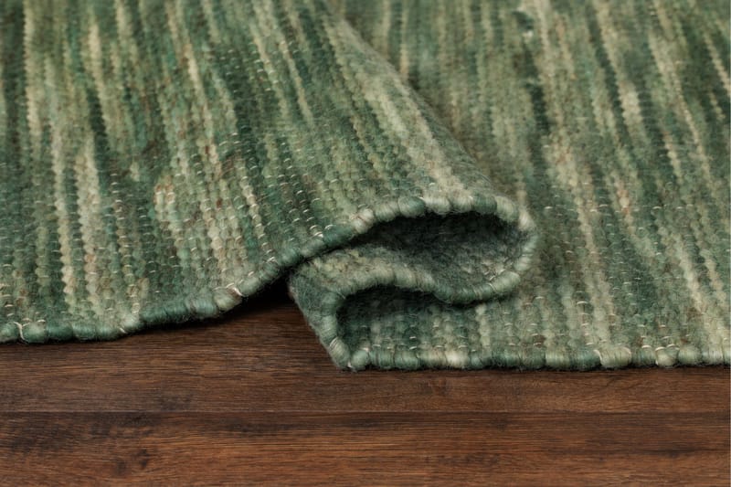 Skagen Ullmatta 75x150 cm Rektangulär - Grönmelange - Products - Textil & mattor - Matta - Modern matta - Ullmatta