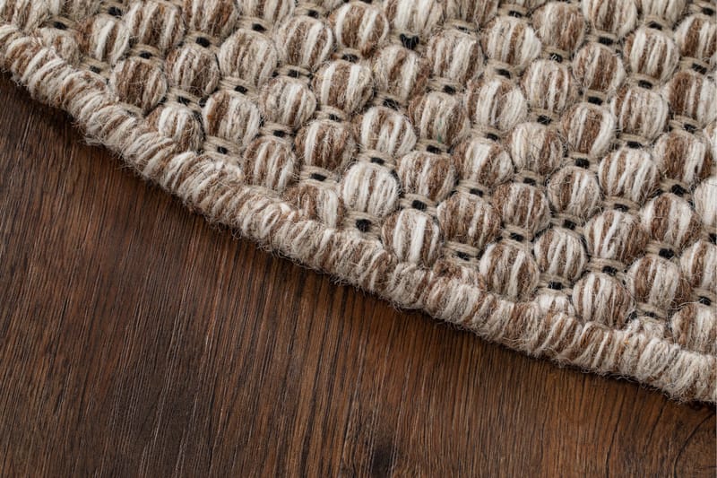 Torekov Ullmatta Rund 200 cm - Nougat - Products - Textil & mattor - Matta - Modern matta - Ullmatta