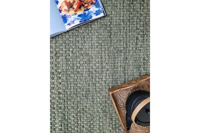 Torekov Ullmatta Rund 240 cm - Grön - Products - Textil & mattor - Matta - Modern matta - Ullmatta
