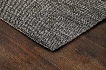 Madrid Flatvävd Matta 80x240 cm - Antracit - Products - Textil & mattor - Matta - Små mattor