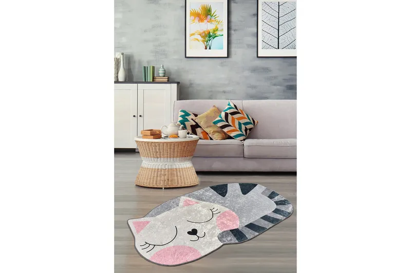 Okinaneko Matta 60x100 cm - Flerfärgad/Sammet - Products - Textil & mattor - Matta