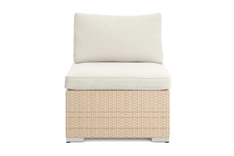 Wisconsin Mittmodul utomhus i konstrotting med vattenavisande dyna, Beige