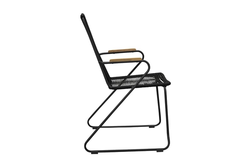 Bois Karmstol Utomhus Svart - Venture Home - Products - Utemöbler & utemiljö - Balkong & altan - Balkongmöbler - Balkongstol