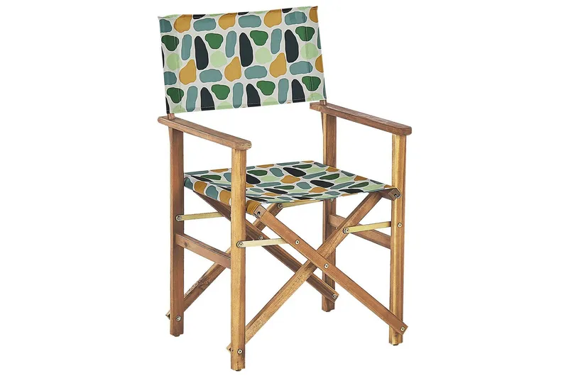 Salve Karmstol Utomhus, Grön/Vit/Orange/Brun