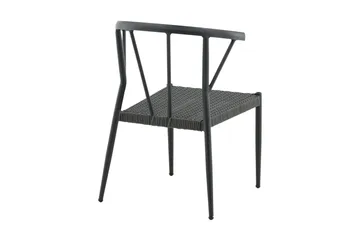 Stina Karmstol Utomhus - Svart - Products - Utemöbler & utemiljö - Balkong & altan - Balkongmöbler - Balkongstol