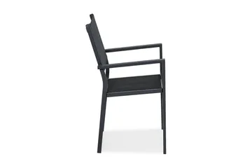 Tunis Stapelstol Utomhus - Svart - Products - Utemöbler & utemiljö - Balkong & altan - Balkongmöbler - Balkongstol