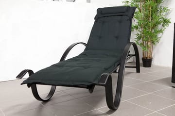 Canyon Solsängsdyna med nackkudde Fritab Black - Products - Utemöbler & utemiljö - Dynor - Solsängsdynor