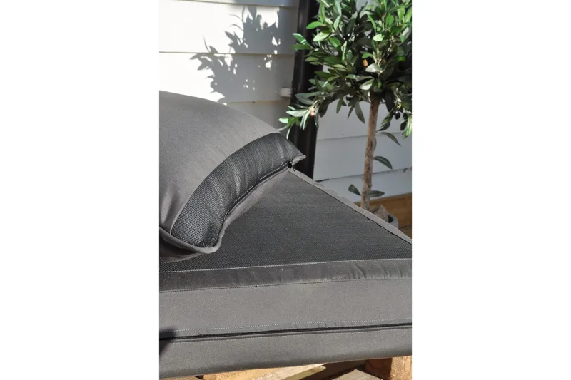 Royal Isolde Ryggdyna 65x45 cm Vattenavvisande Svart - Fritab - Products - Utemöbler & utemiljö - Dynor - Sittdyna & ryggdyna utemöbler