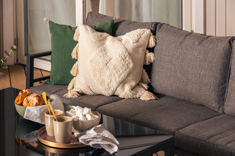 Ariany Soffgrupp - Svart / Gråa dynor - Products - Utemöbler & utemiljö - Loungemöbler - Loungeset & loungegrupp