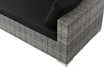 Bahamas L-formad utesoffa vänster, 6-sits med bord - Grå - Products - Utemöbler & utemiljö - Loungemöbler - Loungeset & loungegrupp