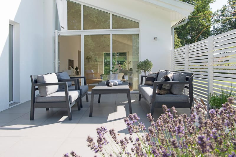 Hillerstorp Utestoltö Lounge Utefåtölj - Grå/svart - Products - Utemöbler & utemiljö - Loungemöbler - Loungestol utomhus