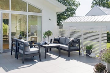 Hillerstorp Utestoltö Lounge Utefåtölj - Grå/svart - Products - Utemöbler & utemiljö - Loungemöbler - Loungestol utomhus