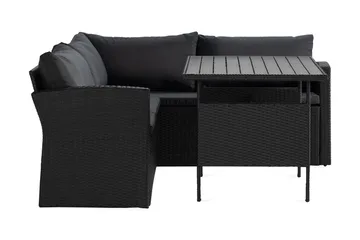 James Light Soffgrupp Utomhus  5-sits - Svart - Products - Utemöbler & utemiljö - Loungemöbler - Loungeset & loungegrupp