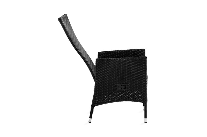 Jenny Matstol utomhus Ställbar - Justerbar Utefåtölj i Konstrotting - Svart - Products - Utemöbler & utemiljö - Loungemöbler - Loungestol utomhus