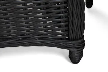 Marcus Caféset med 2 Fåtöljer m Dyna - Svart - Products - Utemöbler & utemiljö - Loungemöbler - Loungestol utomhus