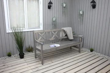 Olivo 3-sits Utesoffa - Grå - Products - Utemöbler & utemiljö - Loungemöbler - Loungesoffor