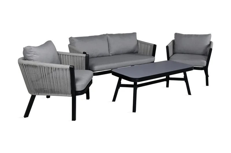 Virya Loungegrupp Utomhus 4-sits - Vit - Products - Utemöbler & utemiljö - Loungemöbler - Loungeset & loungegrupp