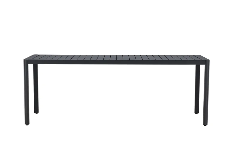 Giardini Matbord Utomhus 90x200 cm, Svart