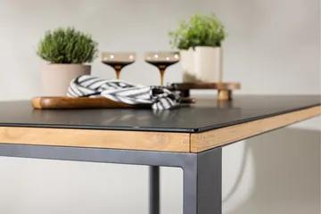 Aspvik Matbord 100x200 cm Svart - Svart - Products - Utemöbler & utemiljö - Utebord & trädgårdsbord - Matbord utomhus