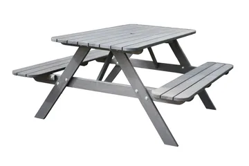 Nancie Picknickbord 158 cm - Grå - Products - Utemöbler & utemiljö - Utebord & trädgårdsbord - Picknickbord