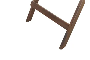 Paolo Hopfällbart Sidobord BrickUtebord och Avlastningsbord Utomhus 68 cm Trä - Mörkbrun - Products - Utemöbler & utemiljö - Utebord & trädgårdsbord - Sidobord utomhus