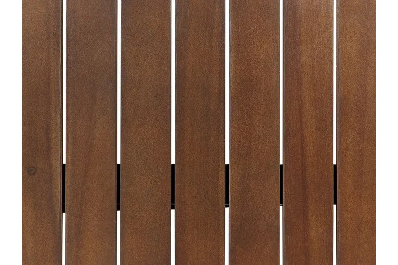 Paolo Hopfällbart Sidobord BrickUtebord och Avlastningsbord Utomhus 68 cm Trä - Mörkbrun - Products - Utemöbler & utemiljö - Utebord & trädgårdsbord - Sidobord utomhus