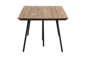 Trio Matbord Utomhus 200x100 cm – Utebord för Uteplats Akaciaträ - Svart / Akacia - Products - Utemöbler & utemiljö - Utebord & trädgårdsbord - Matbord utomhus