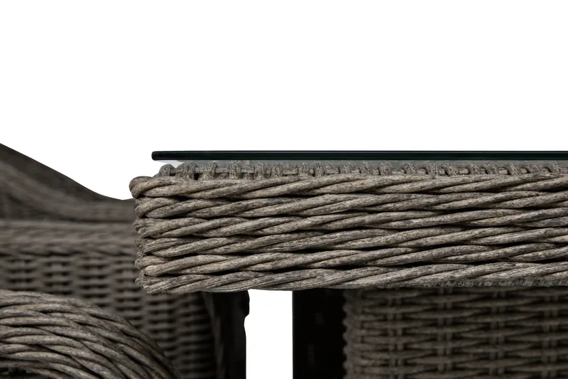 Marcus Matgrupp 200 + 6 Light Fåtöljer m Dyna - Grå - Products - Utemöbler & utemiljö - Utegrupp - Matgrupp utomhus