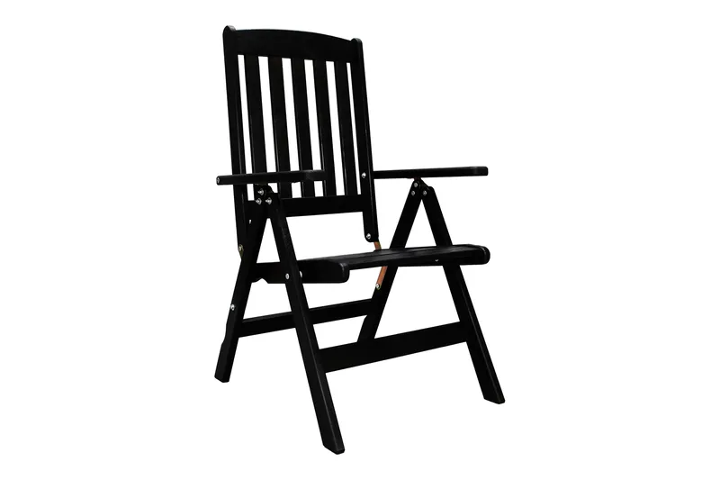 Oliver Matgrupp Utomhus 4 Utestolar - Grå/Svart - Products - Utemöbler & utemiljö - Utegrupp - Matgrupp utomhus