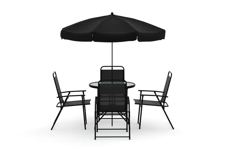 Samra Matgrupp Utomhus 4-sits - Svart - Products - Utemöbler & utemiljö - Utegrupp - Matgrupp utomhus