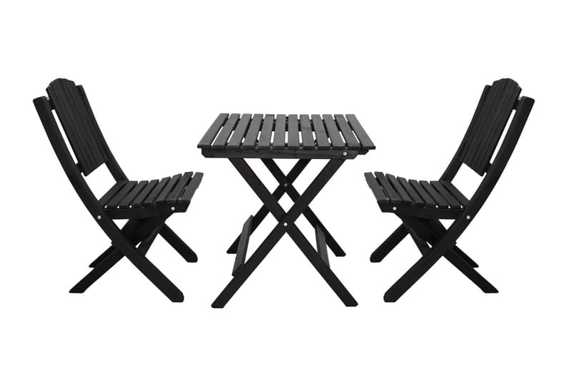 Utomhusmöbelgrupp Wilma & Visby - Svart - Products - Utemöbler & utemiljö - Utegrupp - Cafegrupp & cafeset