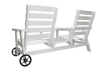 KIngdom Utebänk 177 cm - Vit - Products - Utemöbler & utemiljö - Utesoffa - Trädgårdsbänk & utebänk