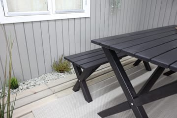 Lietinna Utebänk 180 cm - Svart - Products - Utemöbler & utemiljö - Utesoffa - Trädgårdsbänk & utebänk