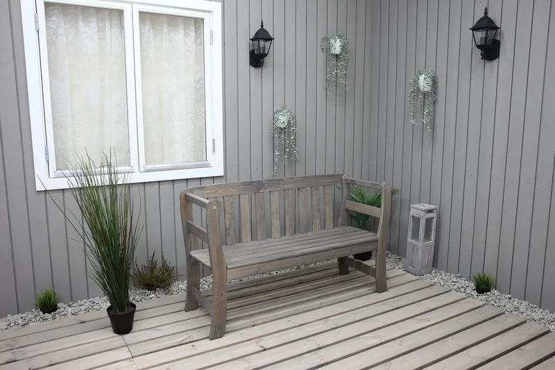 Rosenberg Utesoffa - Grå - Products - Utemöbler & utemiljö - Utesoffa - Trädgårdsbänk & utebänk