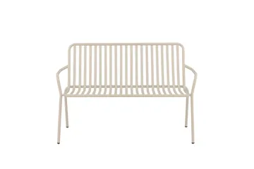 Peking Utebänk - Beige - Products - Utemöbler & utemiljö - Utesoffa - Trädgårdsbänk & utebänk