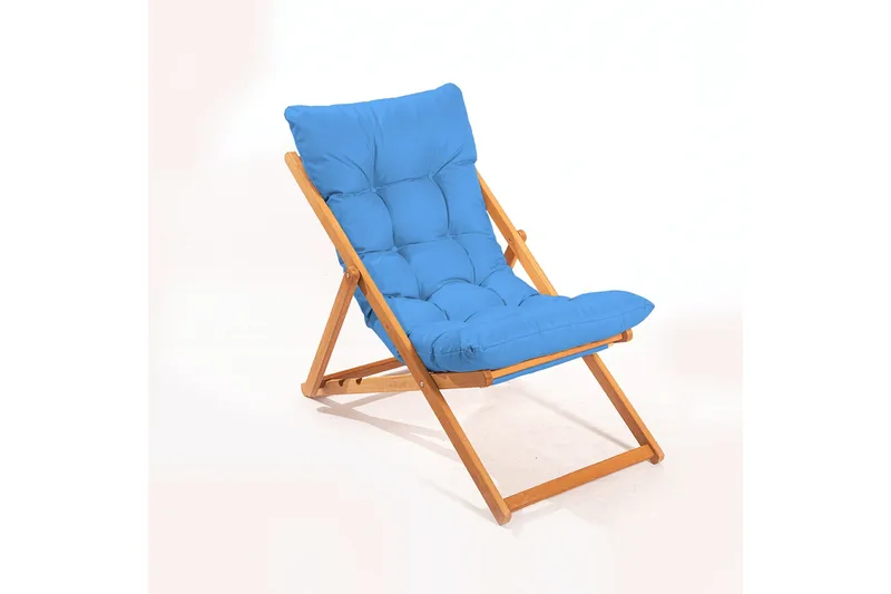 Gardellis Solstol 173x120 cm - Blå/Natur - Products - Utemöbler & utemiljö - Utestol & trädgårdsstol - Solstol