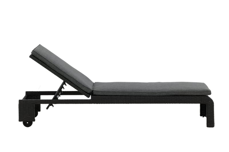 London Solsäng Svart - Venture Home - Products - Utemöbler & utemiljö - Utestol & trädgårdsstol - Solsäng & solvagn