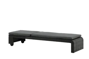 London Solsäng Svart - Venture Home - Products - Utemöbler & utemiljö - Utestol & trädgårdsstol - Solsäng & solvagn