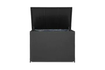 Gigant vattentät dynbox XL utomhus - Dynlåda i konstrotting (B150xD90xH101 cm) - Svart - Products - Utemöbler & utemiljö - Utomhusförvaring - Dynförvaring - Dynbox & dynlåda