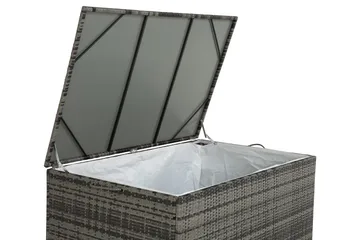 Sydney vattentät dynbox Large utomhus - Dynlåda i konstrotting (B140xD80xH90 cm) - Grå - Products - Utemöbler & utemiljö - Utomhusförvaring - Dynförvaring - Dynbox & dynlåda