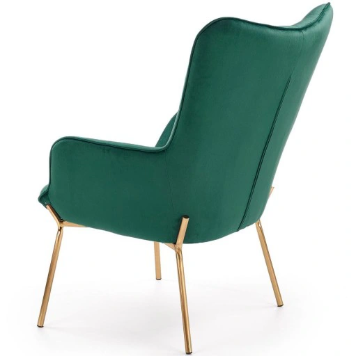 Ingeborg lnestol - Grn (Fljl) / Messing
