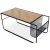Bjrkeryd sofabord med opbevaring 100 x 50 cm - Sort / Eg + Mbelfdder